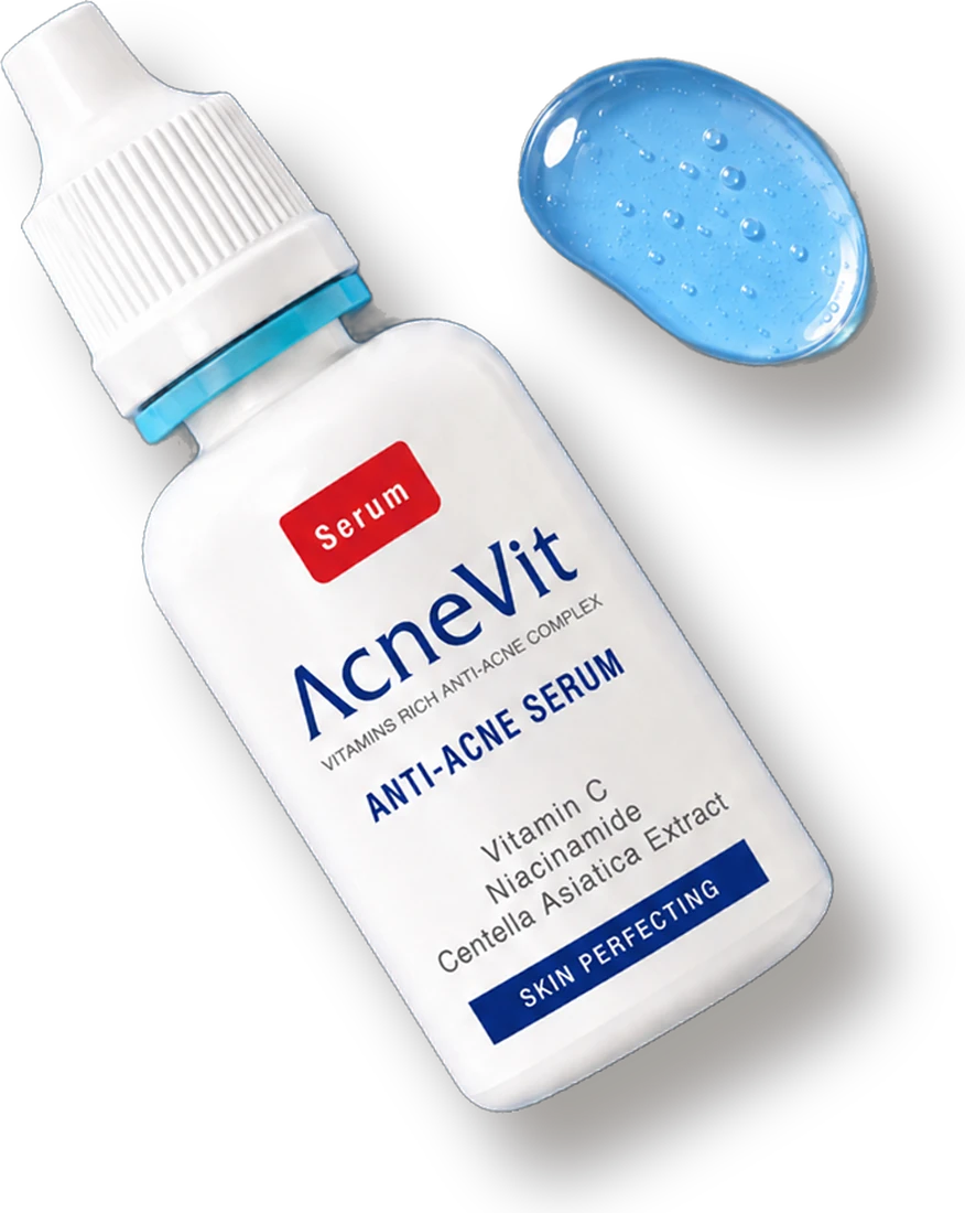 AcneVit Anti-Acne Serum with serum drop